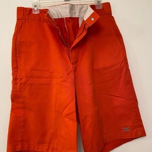 Dickies Shorts Size 34 Orange